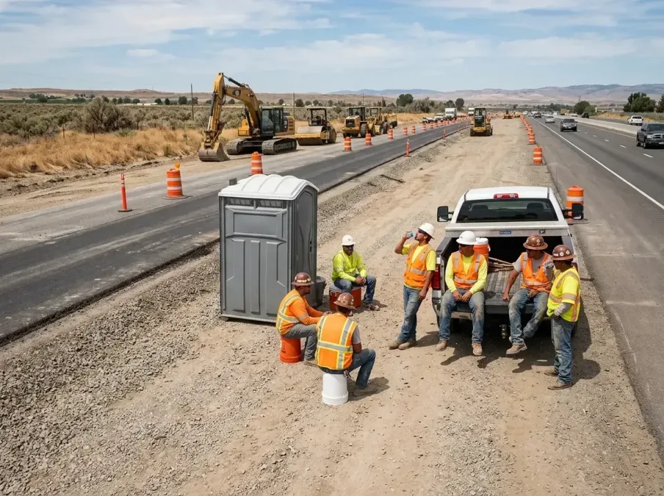 highway-road-construction-crew-007 — frequently asked questions, Porta Potty and Restroom Rentals in Greer, SC